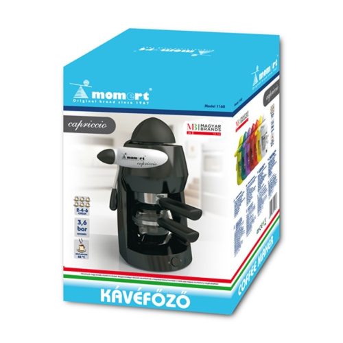 Momert 1160 (Fekete) Capriccio eszpresszó kávéfőző