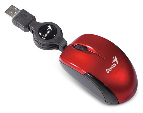 Genius Micro Traveler Red USB egér