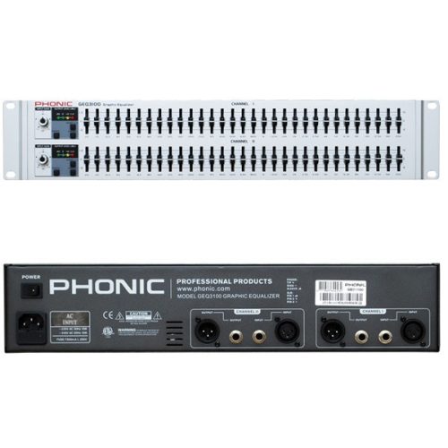 Phonic GEQ3100 2x31 sávos equalizer
