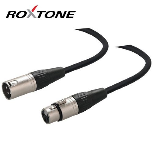 Roxtone 1m mikrofonkábel, SMXX200L1 XLR papa - XLR mama kábel, 1m