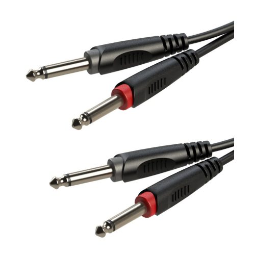 RACC100L 2x6,3 Jack - 2x6,3 Jack kábel