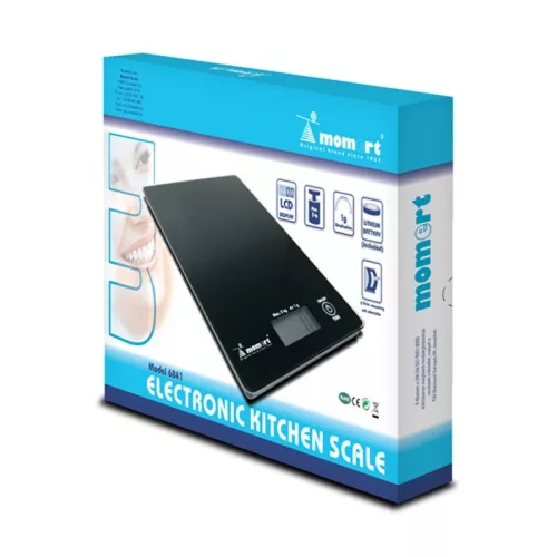 Momert 6841 elektronikus, üveglapos konyhamérleg