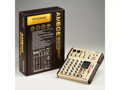 Phonic AM6GE Keverőpult 2 Monó/2 Sztereó csatorna