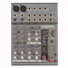 Phonic AM105FX Keverőpult, 2 Monó /4 Sztereó csatorna