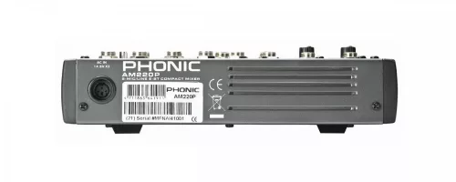 Phonic AM220P Keverőpult, 2 Monó/2 Sztereó csatorna, USB lejátszó