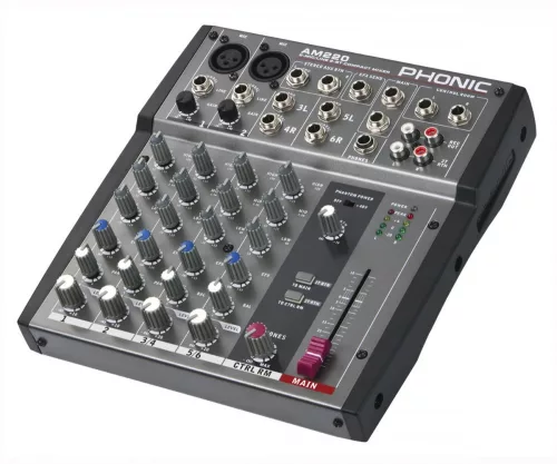 Phonic AM220 Keverőpult, 2 Monó/2 Sztereó csatorna