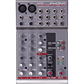 Phonic AM85 Keverőpult, 2 Monó/2 Sztereó csatorna