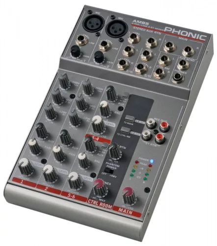 Phonic AM85 Keverőpult, 2 Monó/2 Sztereó csatorna