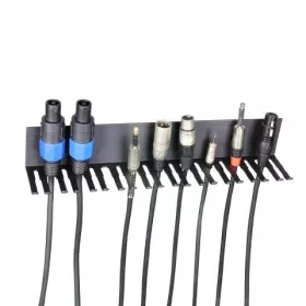 WorldMix fali kábeltartó állvány – fekete