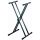 WorldMix billentyűállvány – duplán merevített X állvány, fekete