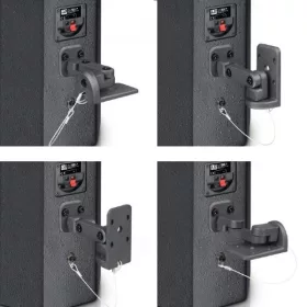   WorldMix fali hangfaltartó az – LD Install szériához, fekete