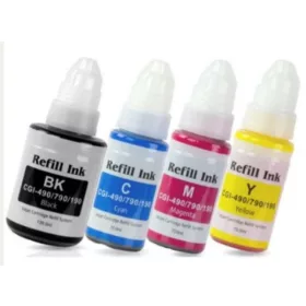 Utángyártott CANON GI490 Tinta Dye Cyan 70ml