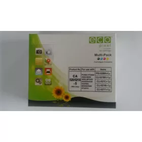   Utángyártott CANON CLI-521 Tintapatron Multipack BKCMY 5 db-os  ECOPIXEL