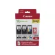 Canon PG-560XLx2 (2x14,3 ml) + CL-561XL (1x12,2 ml) + 50 lap GP501 10x15 fényes fotópapír Multipack