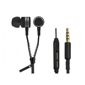   Esperanza EH161K Zipper Fekete Sztereó Fülhallgató Mikrofonnal