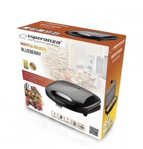 Esperanza EKT008 Blueberry Gofrisütő