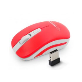   Espereanza EM126WR Vezeték Nélküli Optikai Egér Vörös / Fehér
