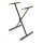 Gravity KSX1 billentyűállvány – X típusú, gyorszárral, fekete