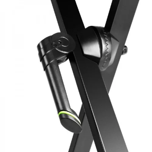 Gravity KSX1 billentyűállvány – X típusú, gyorszárral, fekete