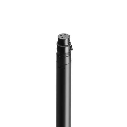 Gravity mikrofonállvány – kör talppal, oszlopban kábelezett XLR véggel, XLR-es gégecsővel, fekete G-MS23XLRB