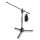 Gravity MS4221B mikrofonállvány – alacsony, 2 ponton állítható szimpla gémmel, fekete
