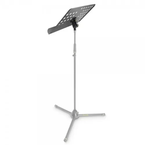 Gravity NSMS01 kottaállvány – mikrofonállványra szerelhető lyukacsos pult, fekete