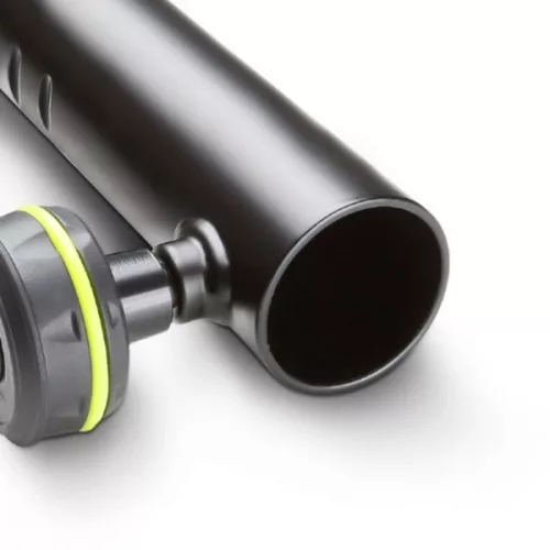 Gravity hangfalállvány adapter – 5 fokos dőlésszögű 35 mm-es hangfalállvány vég, fekete