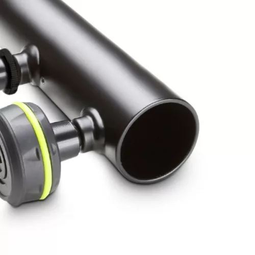 Gravity hangfalállvány adapter – változtatható dőlésszögű 35 mm-es hangfalállvány vég, fekete