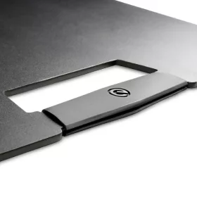   Gravity hangfalállvány talp – öntöttvas, 563 x 563 x 15 mm, M20-as menettel, 13,8 kg, fekete