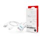 HAMA USB szivargyújtó töltő adapter + USB - Lightning kábel - 12W - HAMA ChargerKit with Lightning Plug - fehér