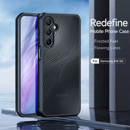Dux Ducis Aimo Series tok - Samsung SM-A165 Galaxy A16 4G/A16 5G - fekete/átlátszó