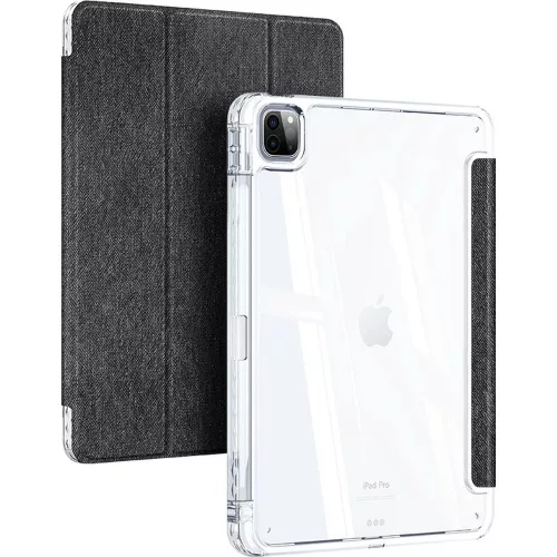 Dux Ducis Unid Series tablet tok (Smart Case Pen) - Apple iPad Pro 11 (2024) - fekete/átlátszó