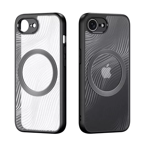 Dux Ducis Aimo Series tok - Apple iPhone 16e/17e - fekete/átlátszó
