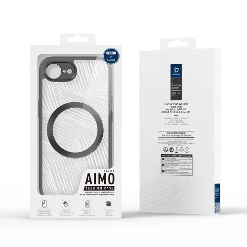 Dux Ducis Aimo Series tok - Apple iPhone 16e/17e - fekete/átlátszó
