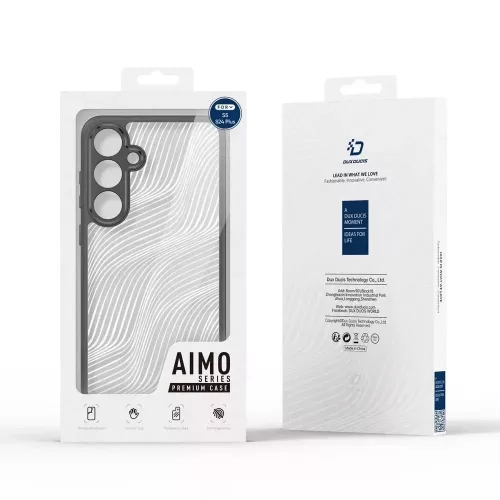 Dux Ducis Aimo Series tok - Samsung A155 Galaxy A15 4G/5G - fekete/átlátszó