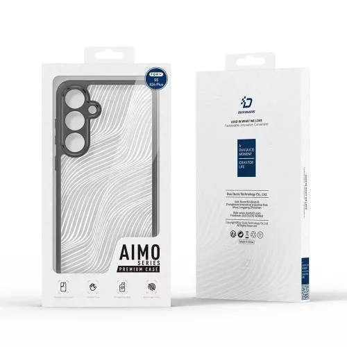 Dux Ducis Aimo Series tok - Samsung SM-S926 Galaxy S24+ - fekete/átlátszó