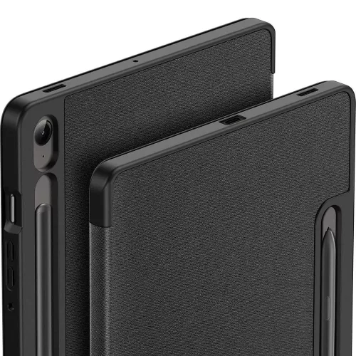 Dux Ducis Domo Series tablet tok (Smart Case) - Samsung Galaxy Tab S9 FE 10.9 - fekete