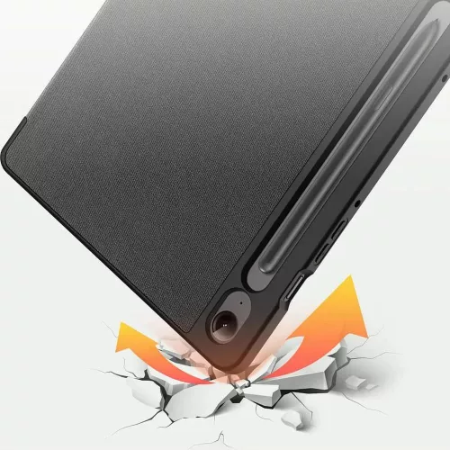 Dux Ducis Domo Series tablet tok (Smart Case) - Samsung Galaxy Tab S9 FE 10.9 - fekete