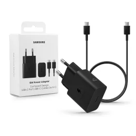   Samsung EP-T1510XBEGEU gyári 15W Type-C fekete hálózati töltő