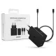 Samsung EP-T5020XBEGEU gyári 50W 2xUSB C fekete hálózati töltő + Type-C kábel