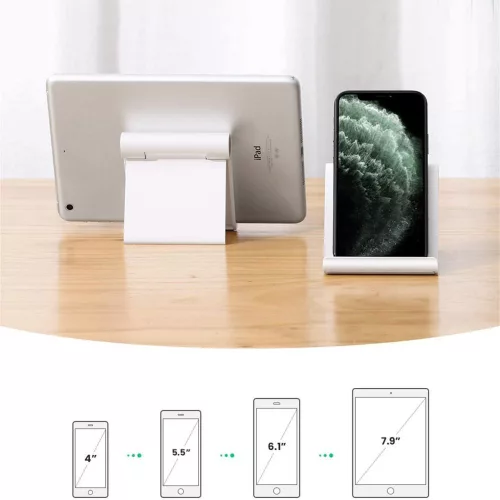 Tech-Protect Z1 asztali állvány telefon vagy tablet készülékhez - fehér