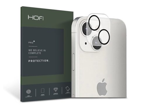 HOFI Cam Pro+ hátsó kameralencse védő edzett üveg - Apple iPhone 13/13 Mini - 14/14 Plus - 15/15 Plus - átlátszó                                                9589046924651