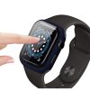 Haffner Defense 360 védőtok beépített edzett üveggel - Apple Watch 7/8 (45mm) - fekete - ECO