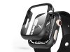 Haffner Defense 360 védőtok beépített edzett üveggel - Apple Watch 7/8 (41mm) - fekete - ECO