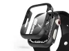 Haffner Defense 360 védőtok beépített edzett üveggel - Apple Watch 7/8 (41mm) - fekete - OEM