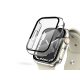 Haffner Defense 360 védőtok beépített edzett üveggel - Apple Watch 7/8 (41mm) - átlátszó - ECO