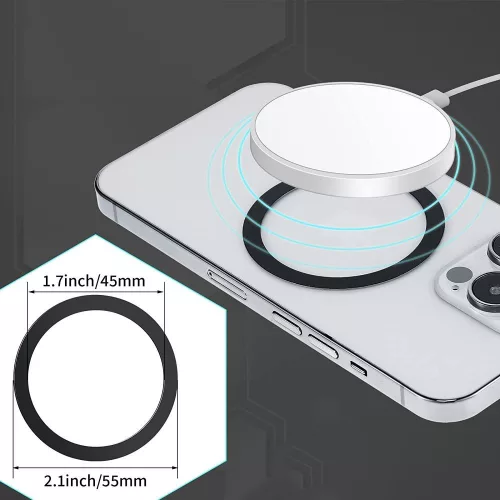 Tech-Protect Magmat univerzális MagSafe gyűrű - 2 db/cs - fekete/ezüst - OEM