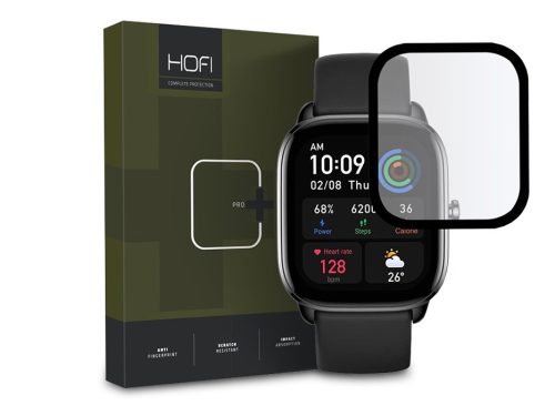 HOFI Hybrid Pro+ Glass üvegfólia - Amazfit GTS 4 Mini - fekete