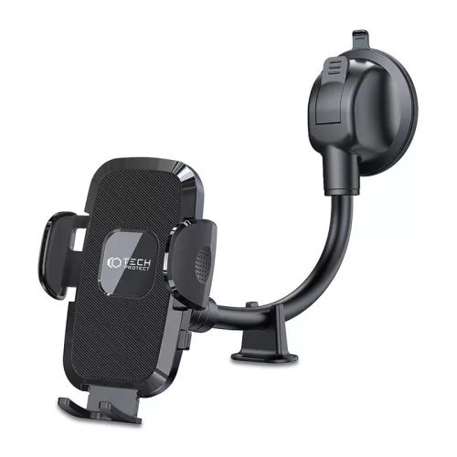 Tech-Protect V3W-D Car Mount autós tartó műszerfalra/szélvédőre - fekete