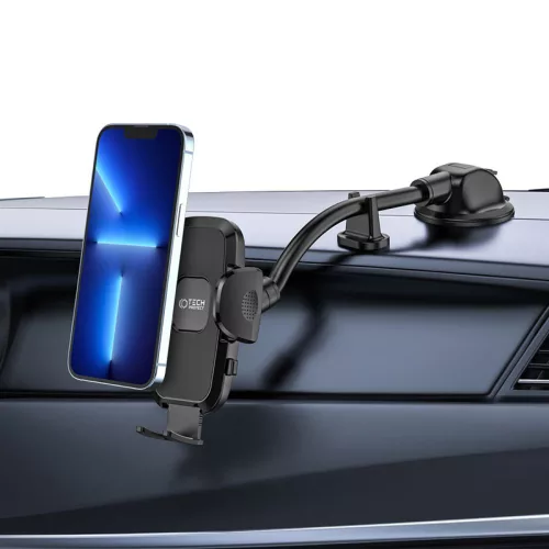 Tech-Protect V3W-D Car Mount autós tartó műszerfalra/szélvédőre - fekete